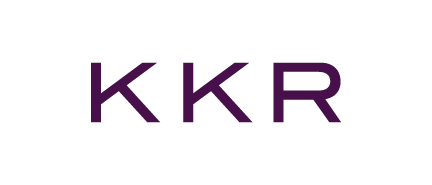 A logo for KKR, who is a sponsor for the Milken Institute's Global Conference 2024.