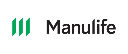 A logo for Manulife, who is a sponsor for the Milken Institute's Global Conference 2024.